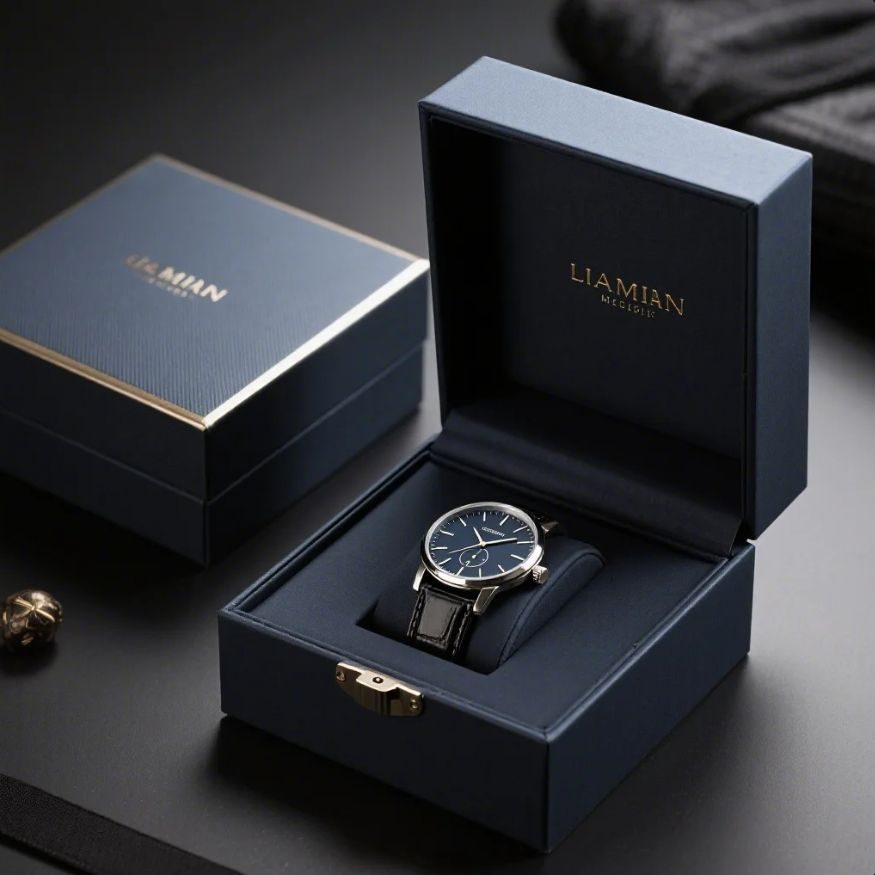 Watch Brand Hinged Box