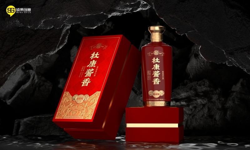 Packaging design for Dukang wedding banquet wine — 1