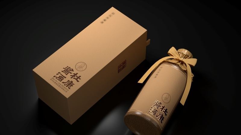 Packaging design of Dukang sauce wine — 1